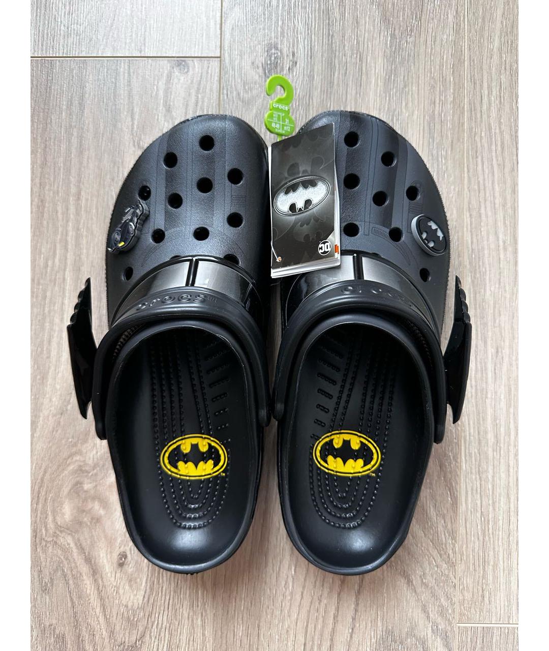 CROCS Черные резиновые сандалии, фото 3