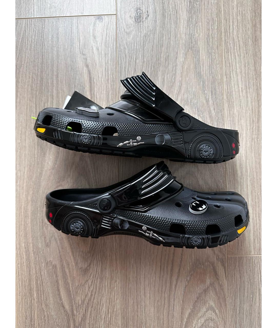 CROCS Черные резиновые сандалии, фото 9