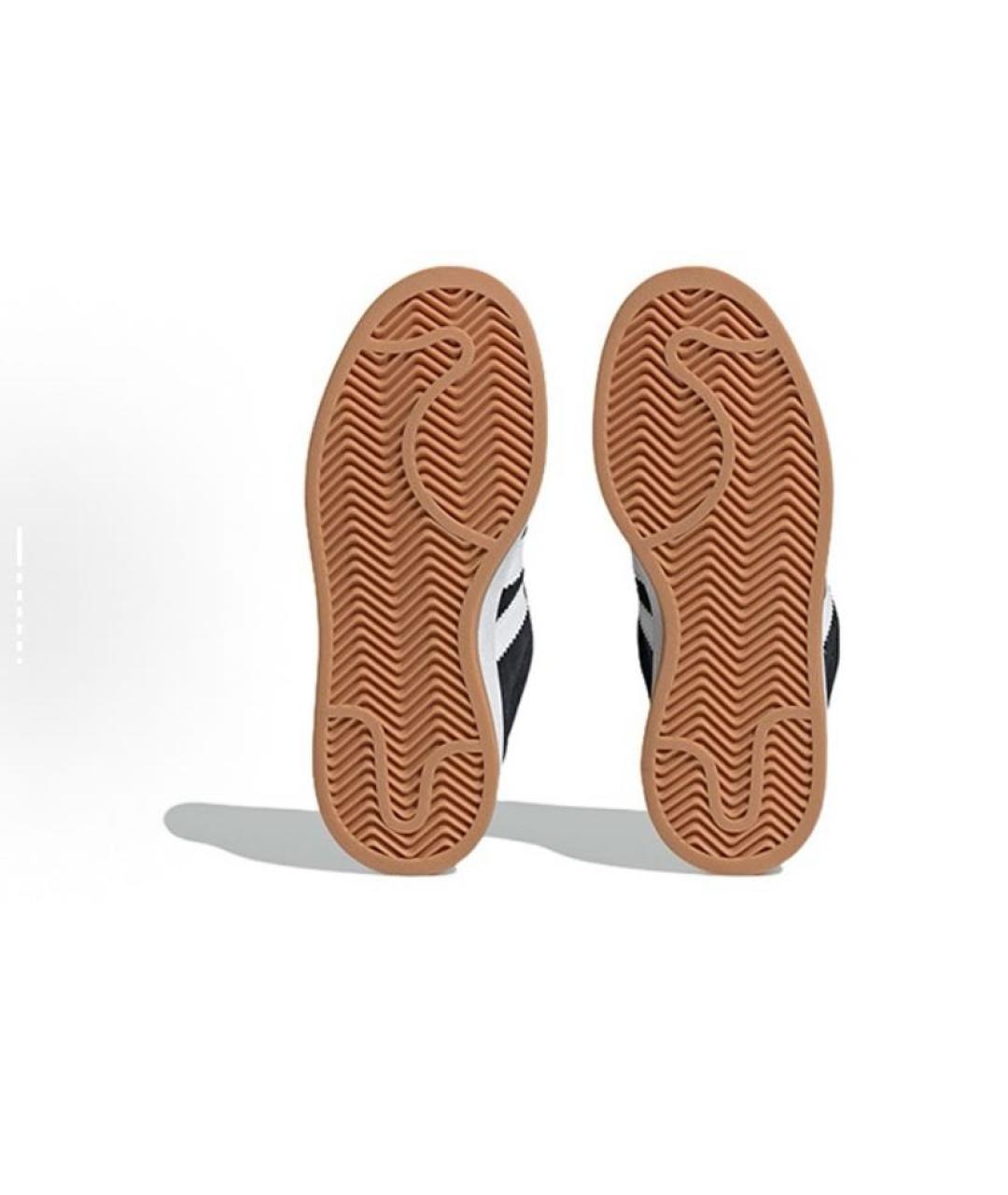 ADIDAS Черные замшевые низкие кроссовки / кеды, фото 7