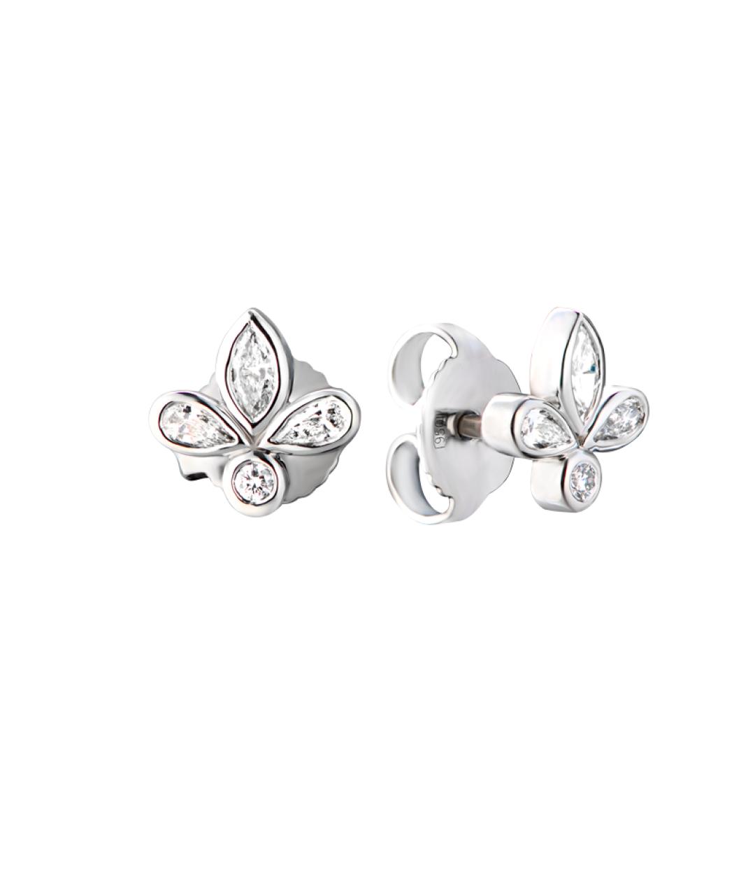 TIFFANY&CO Платиновые серьги, фото 3