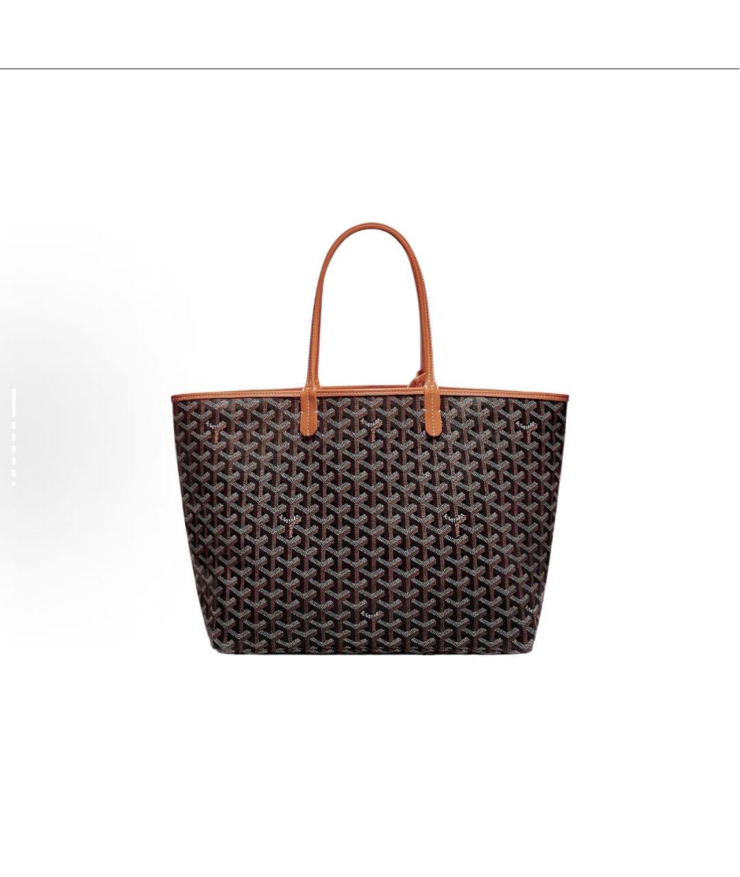 GOYARD Коричневая сумка тоут, фото 2