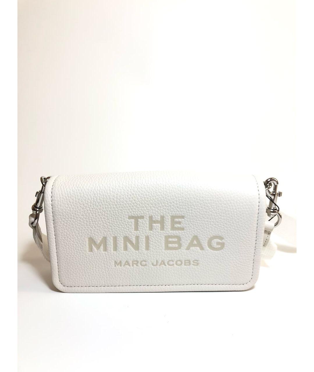 MARC JACOBS Белая кожаная сумка через плечо, фото 6