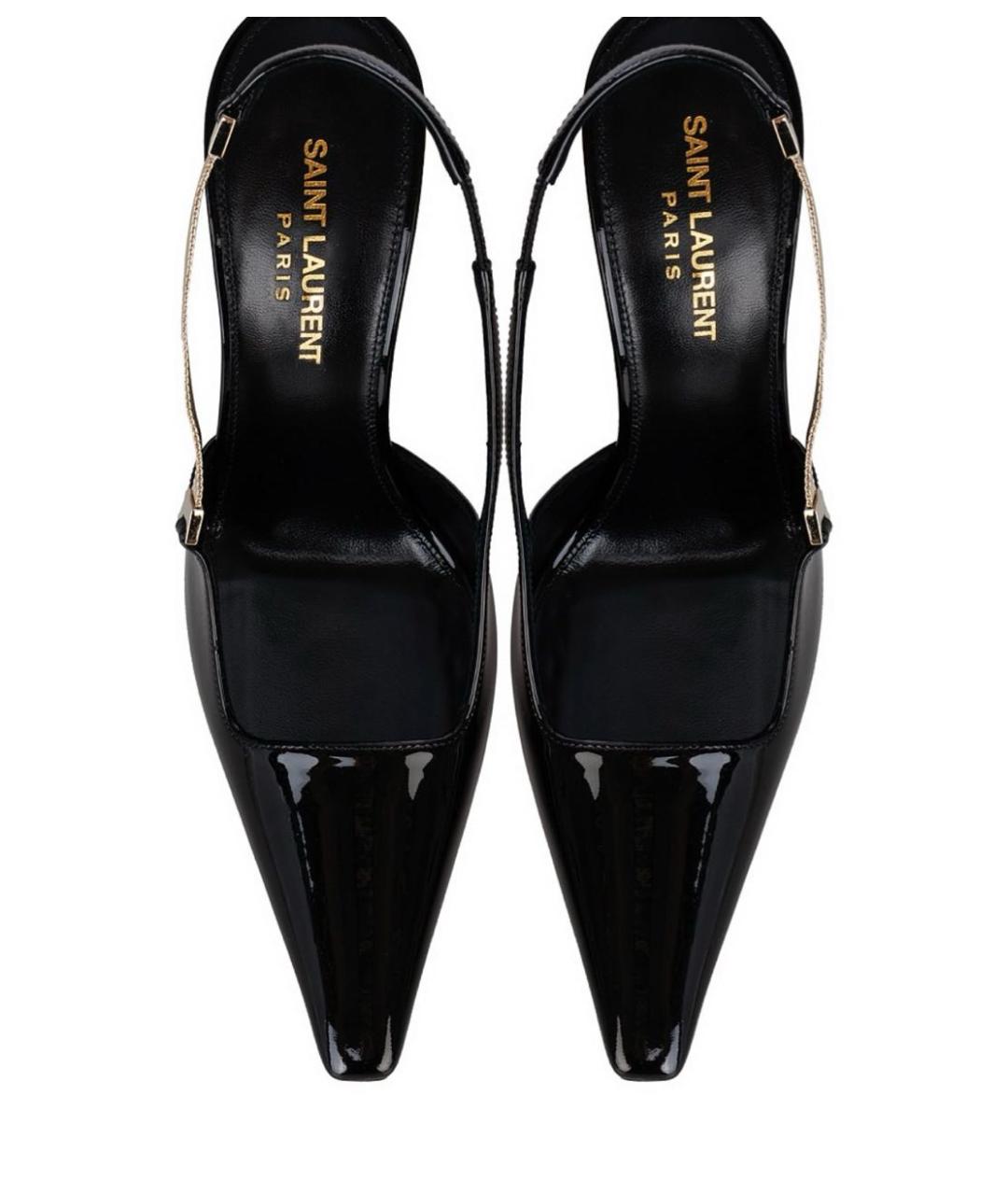SAINT LAURENT Черные туфли, фото 2