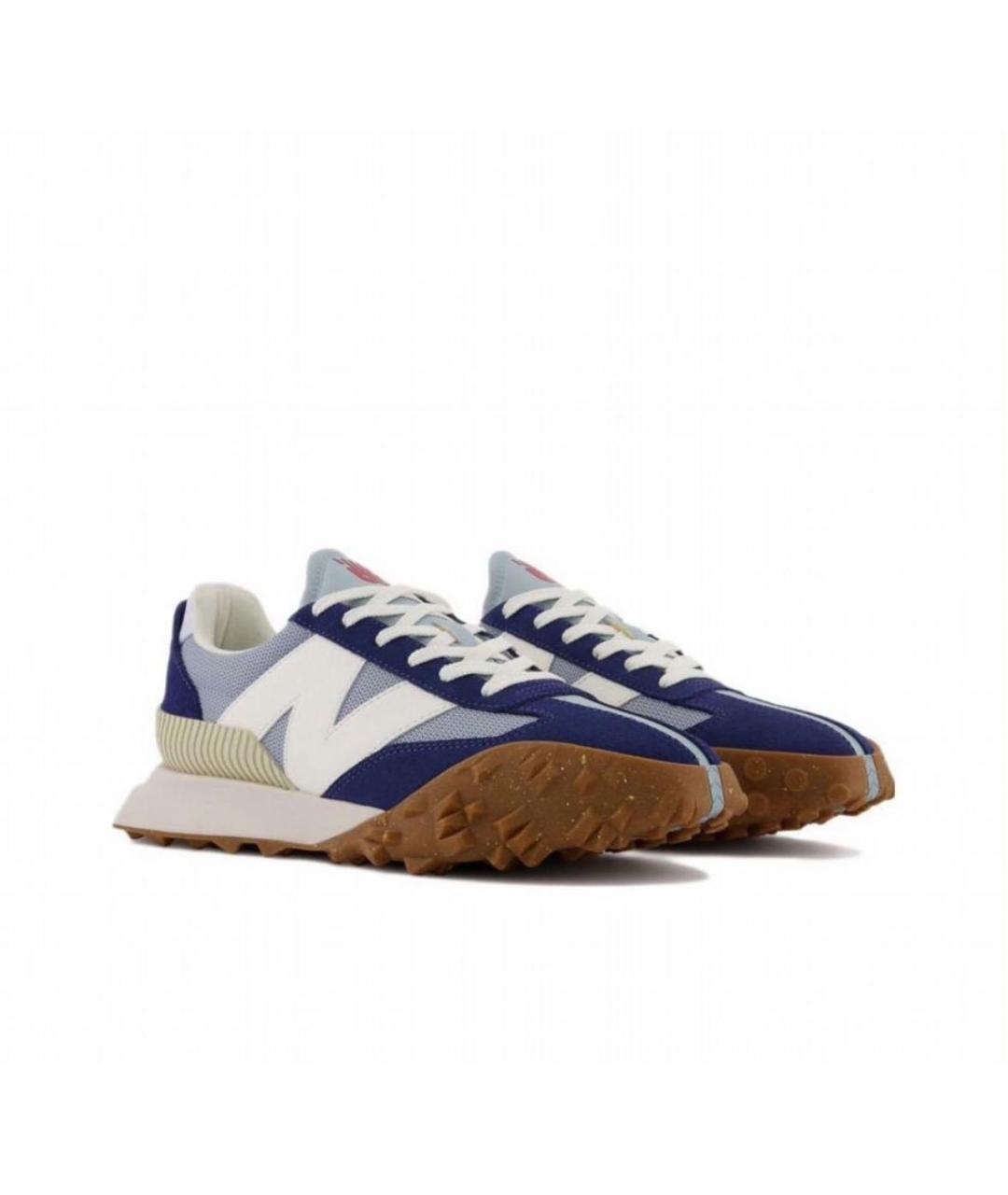 NEW BALANCE Синие замшевые низкие кроссовки / кеды, фото 2