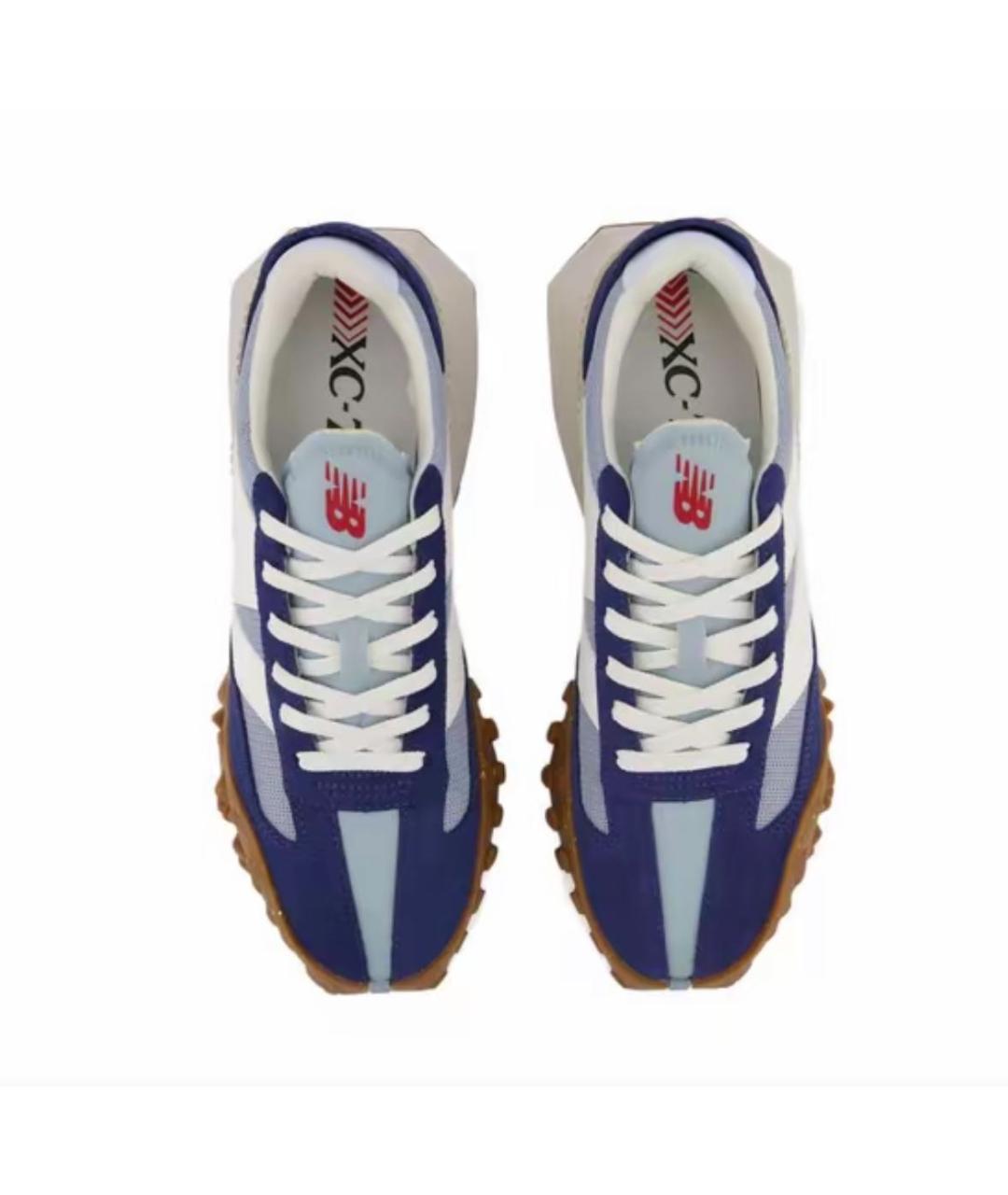 NEW BALANCE Синие замшевые низкие кроссовки / кеды, фото 3