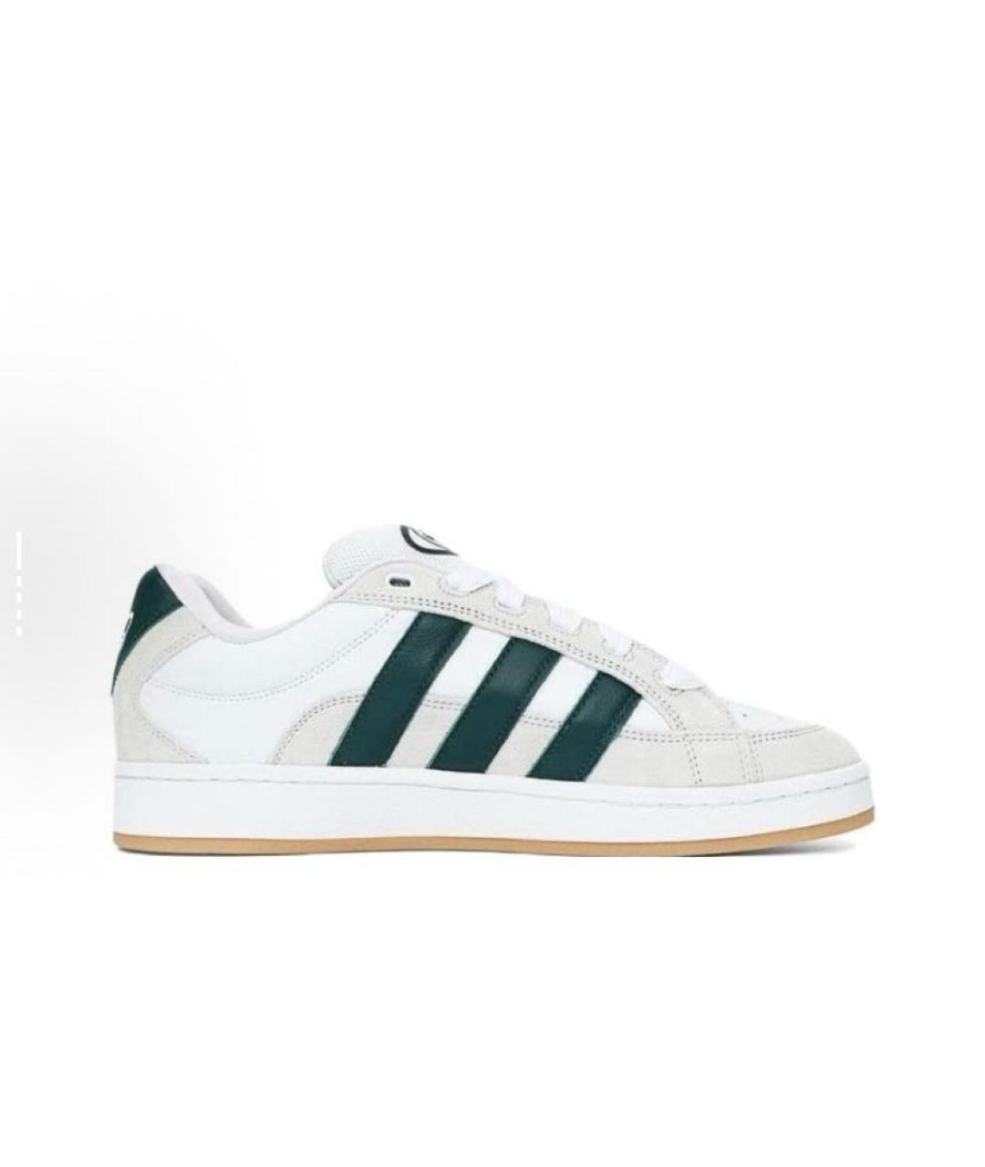 ADIDAS Белые кожаные низкие кроссовки / кеды, фото 6