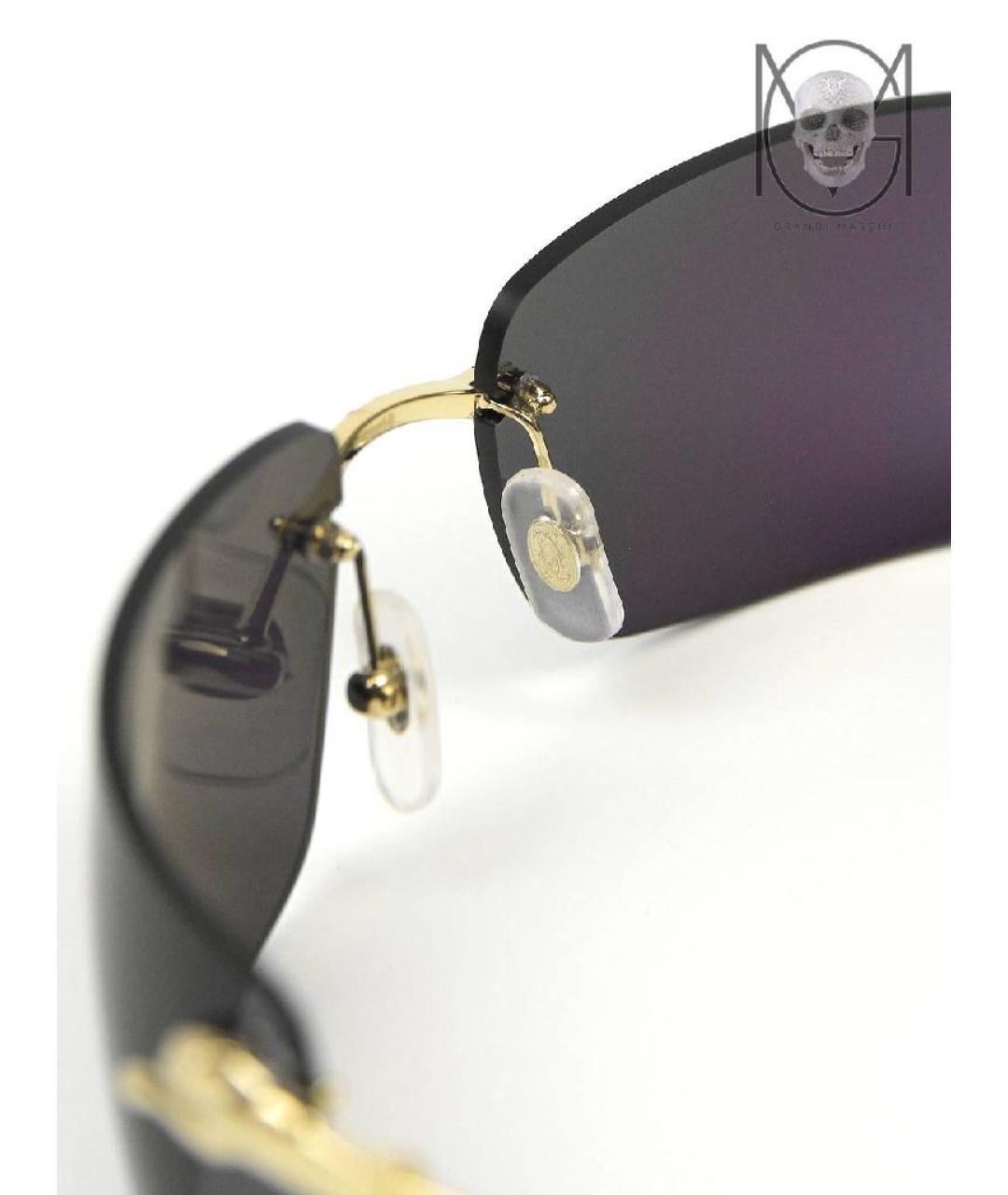 CARTIER Золотые металлические солнцезащитные очки, фото 4