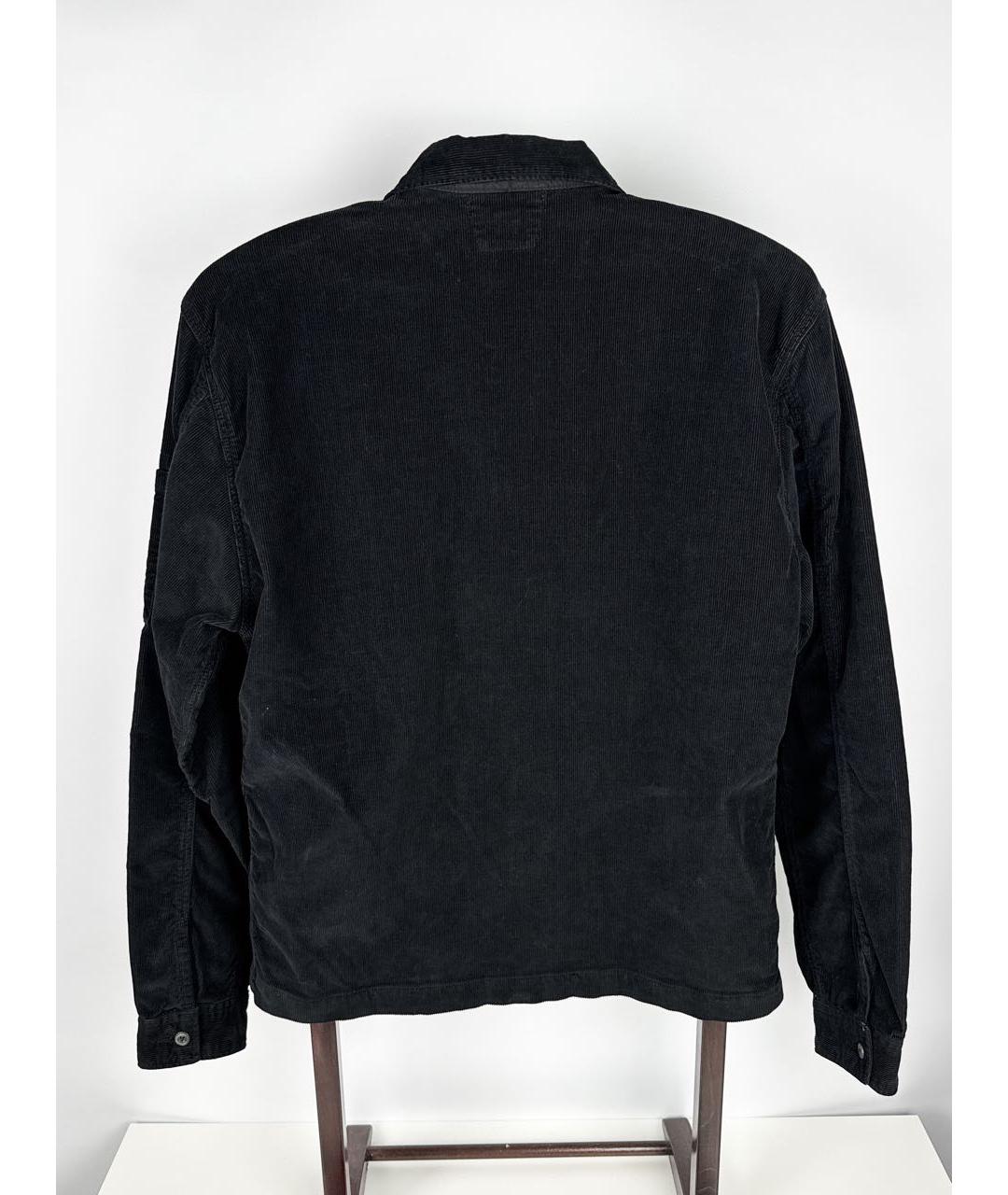 STONE ISLAND Черная хлопковая кэжуал рубашка, фото 2