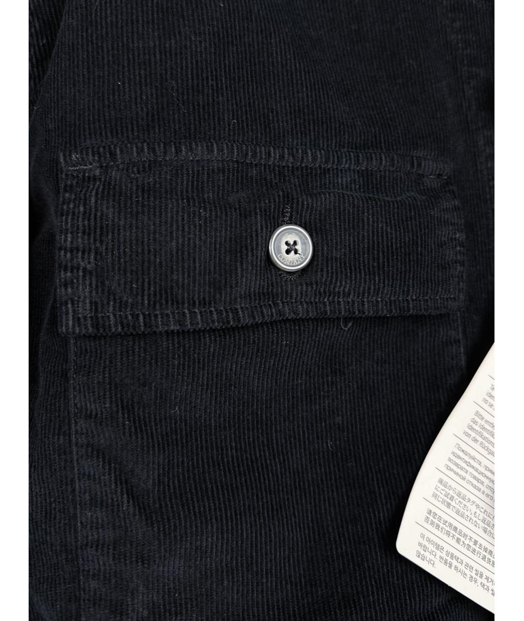 STONE ISLAND Черная хлопковая кэжуал рубашка, фото 6