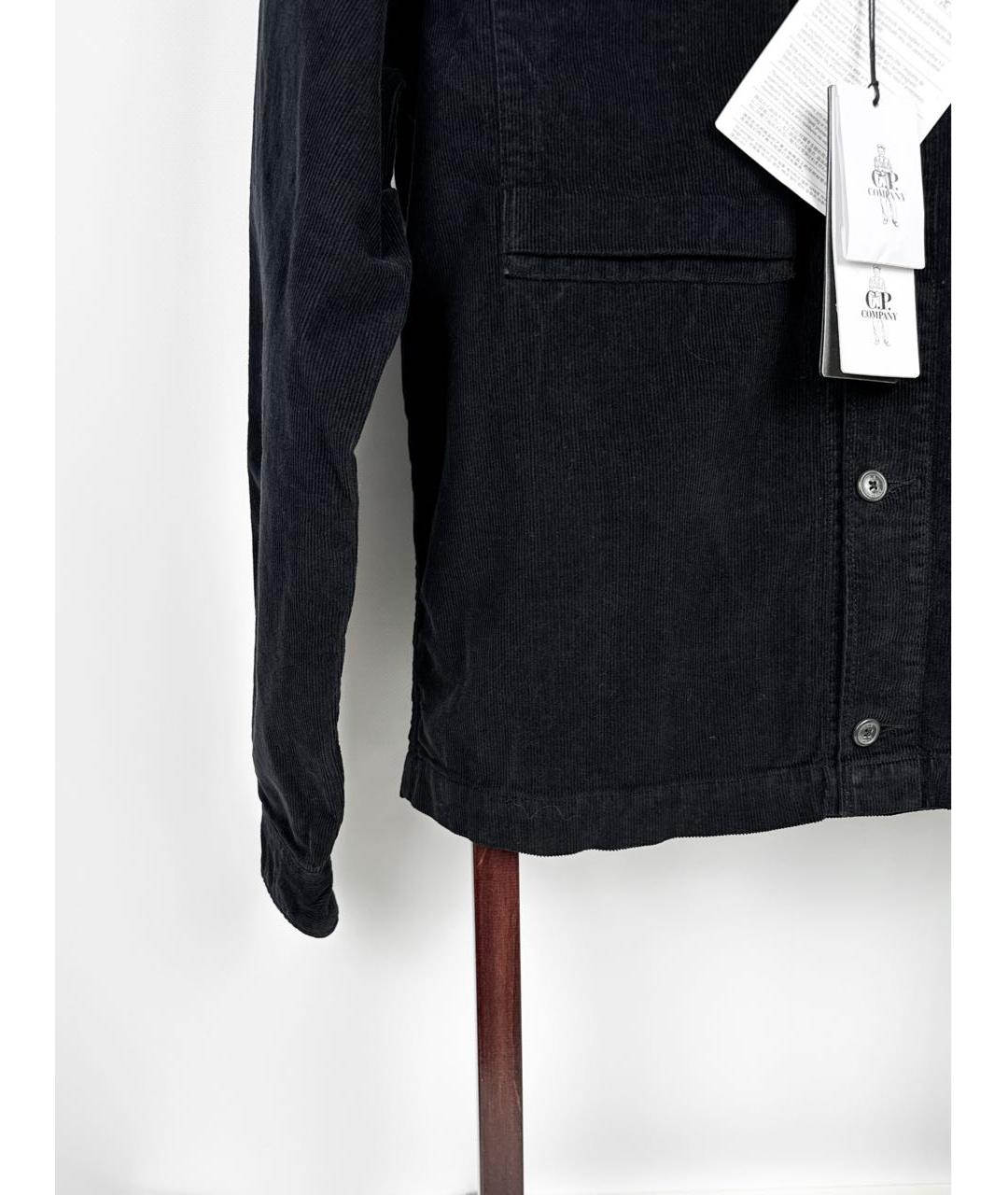 STONE ISLAND Черная хлопковая кэжуал рубашка, фото 3