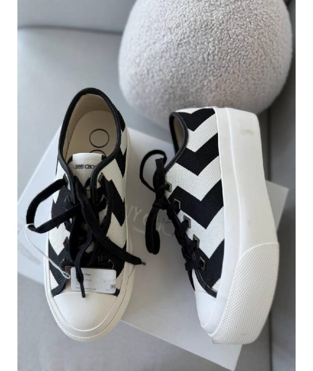 JIMMY CHOO Белые кеды, фото 9