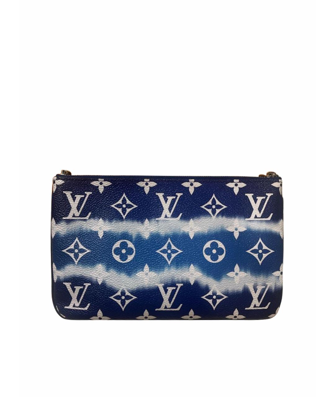 LOUIS VUITTON Синяя кожаная сумка через плечо, фото 1