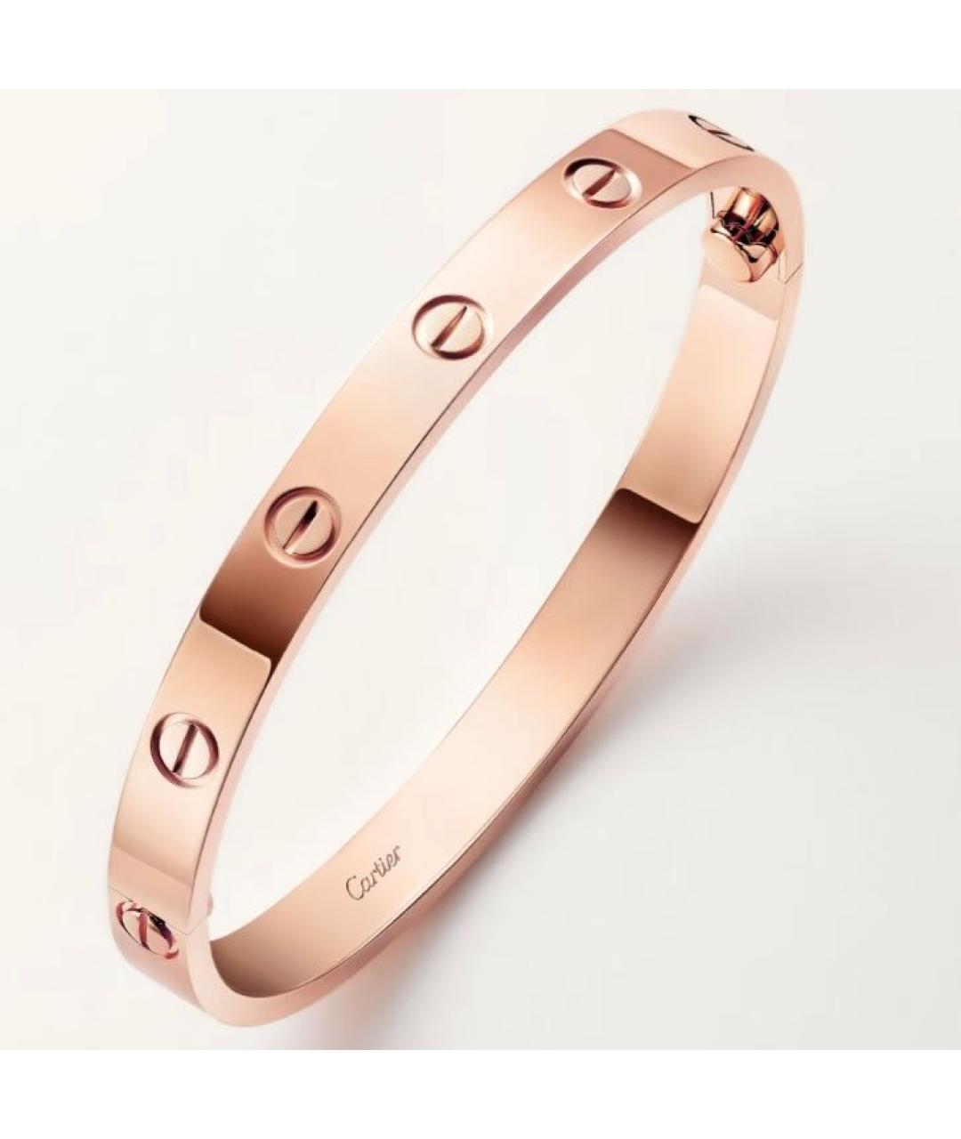 CARTIER Золотой браслет из розового золота, фото 3
