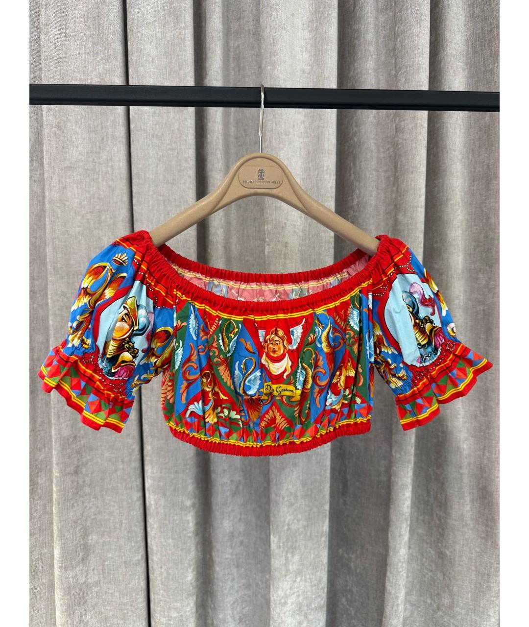 DOLCE&GABBANA Мульти майка, фото 5