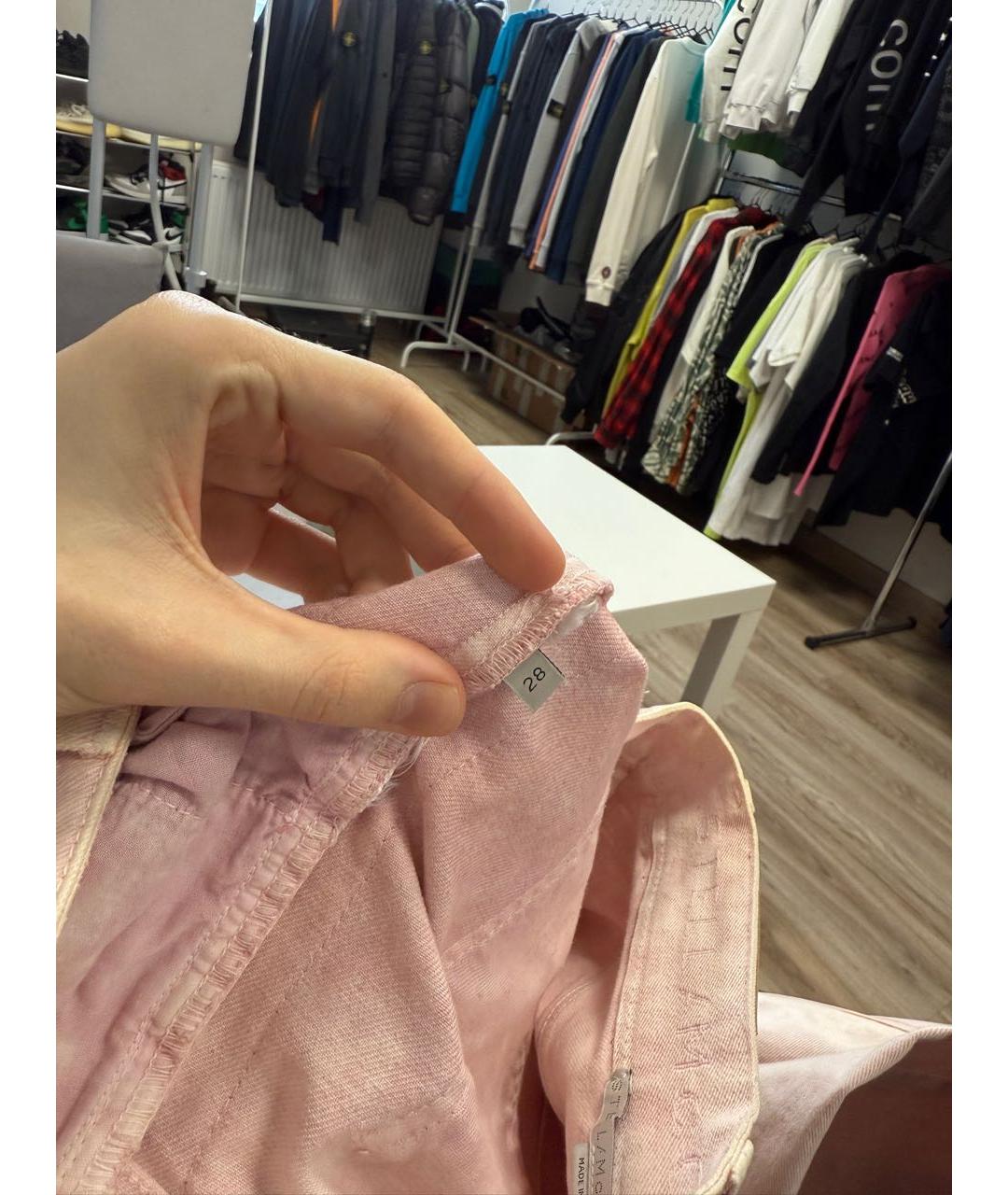STELLA MCCARTNEY Розовые джинсы клеш, фото 5