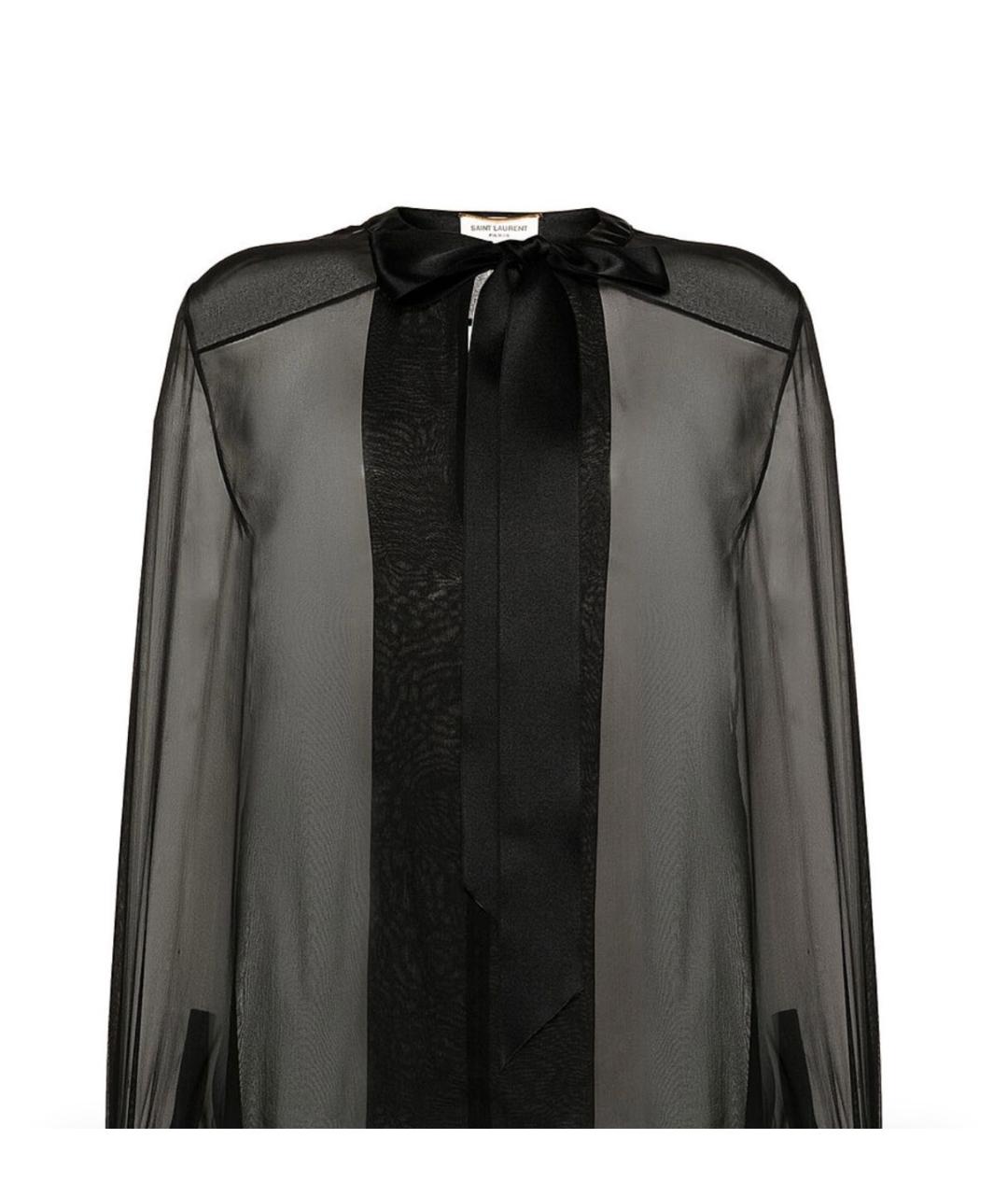 SAINT LAURENT Черная блузы, фото 1