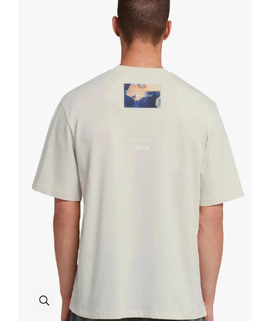 MSGM Белая футболка, фото 9
