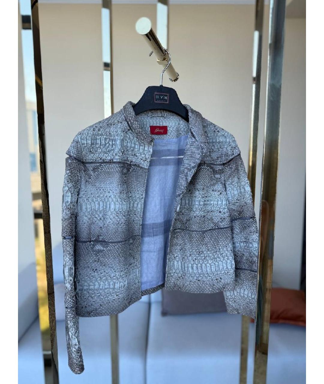 BRIONI Серая куртка, фото 3