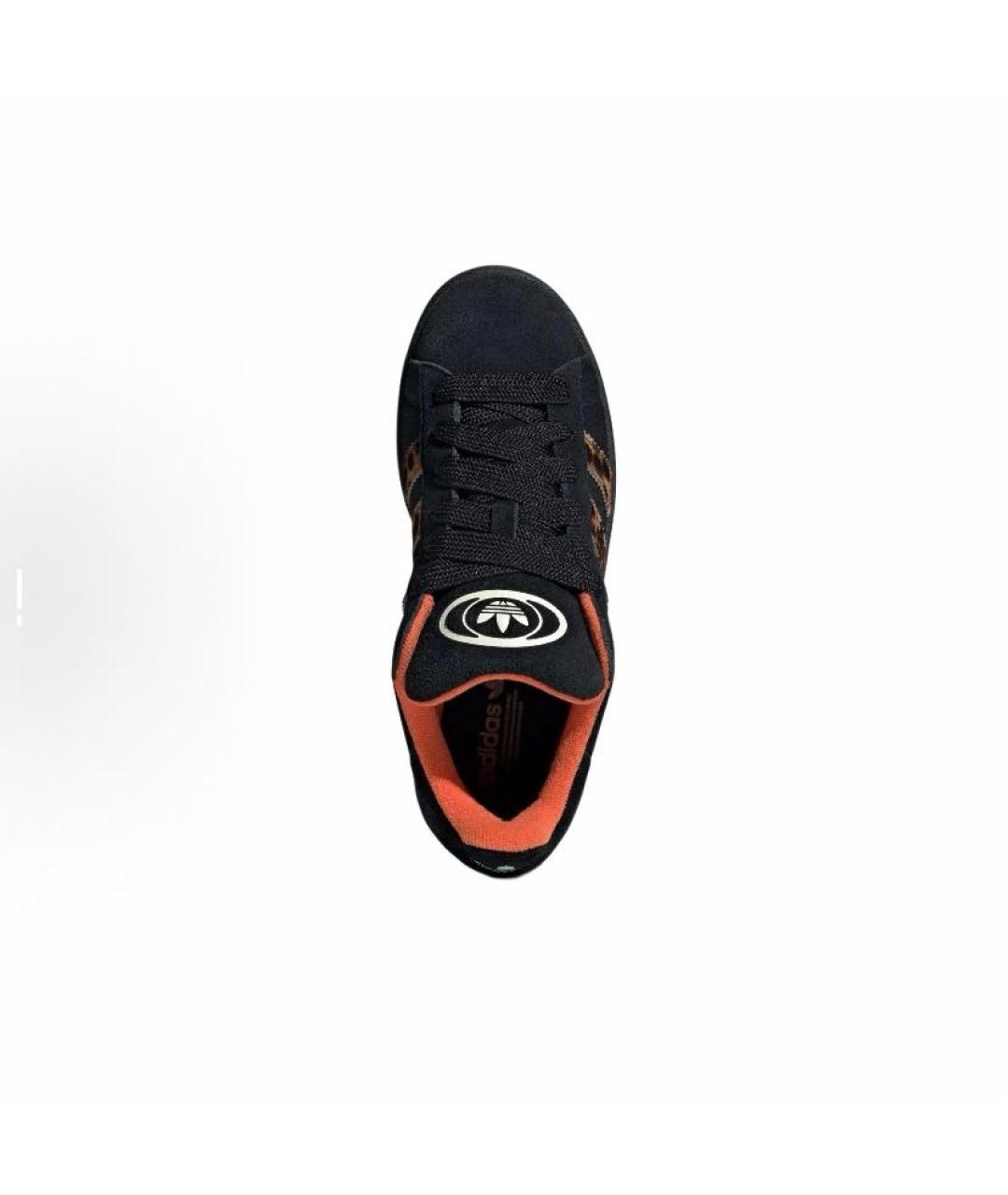 ADIDAS Черные замшевые низкие кроссовки / кеды, фото 7