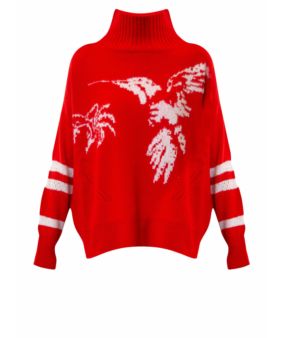 ERMANNO SCERVINO Красный хлопковый джемпер / свитер, фото 1
