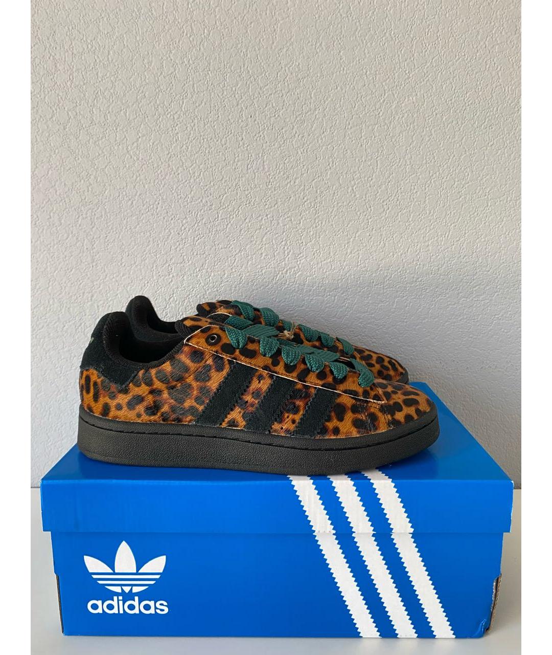 ADIDAS Черные замшевые низкие кроссовки / кеды, фото 4