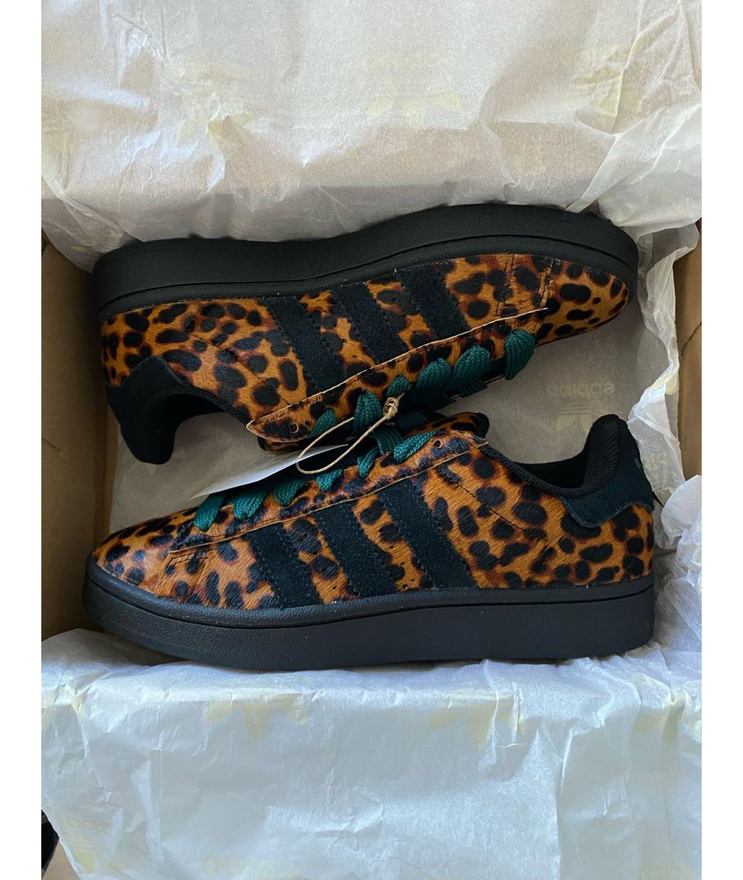 ADIDAS Черные замшевые низкие кроссовки / кеды, фото 2