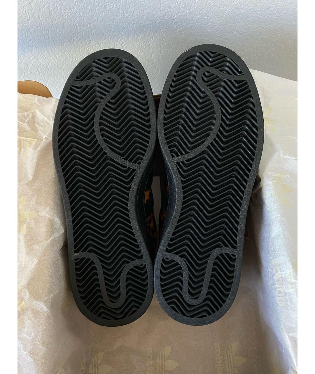 ADIDAS Черные замшевые низкие кроссовки / кеды, фото 6