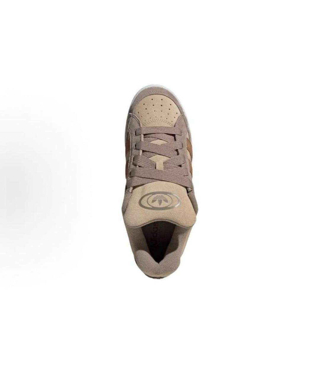 ADIDAS Оранжевое замшевые низкие кроссовки / кеды, фото 5