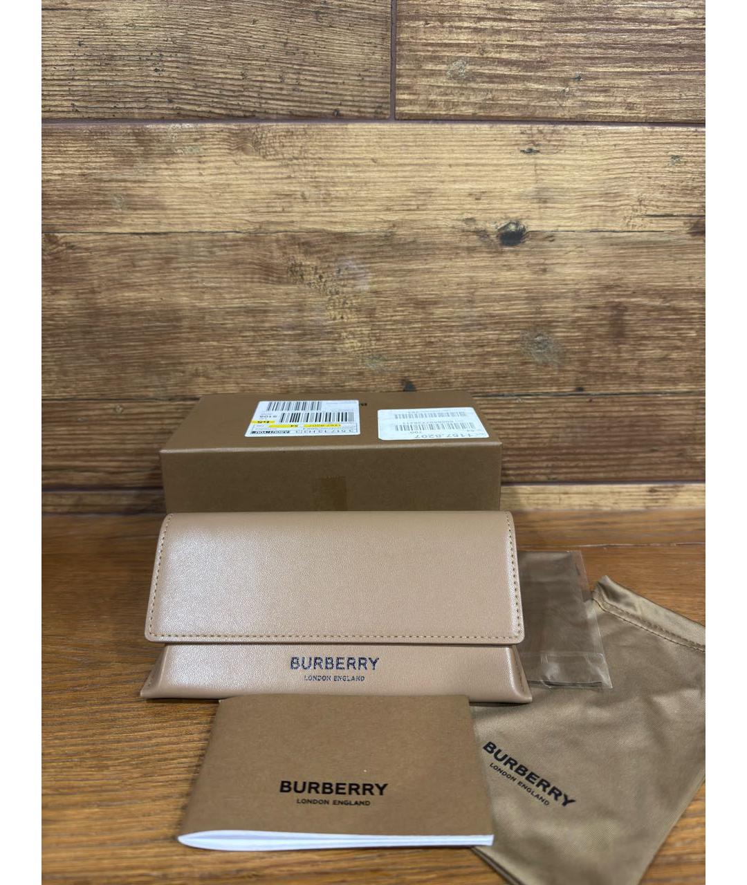 BURBERRY Черные солнцезащитные очки, фото 3