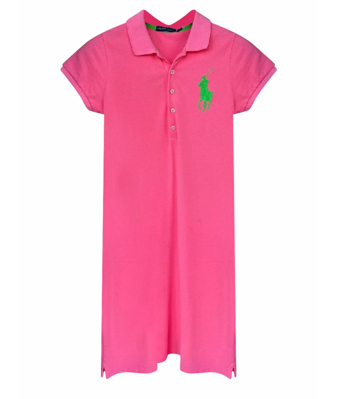 RALPH LAUREN Фуксия повседневное платье, фото 1