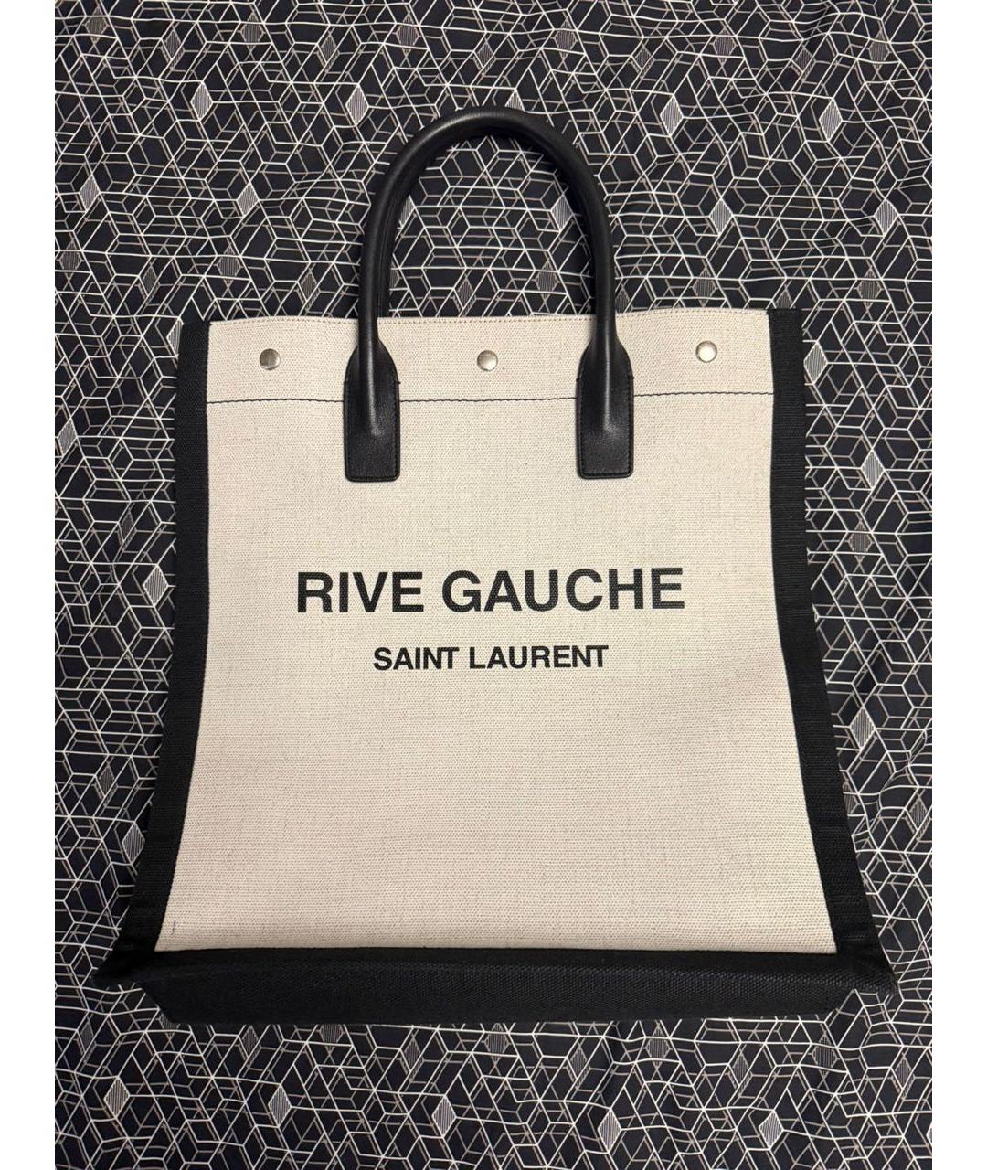 SAINT LAURENT Мульти тканевая сумка тоут, фото 7