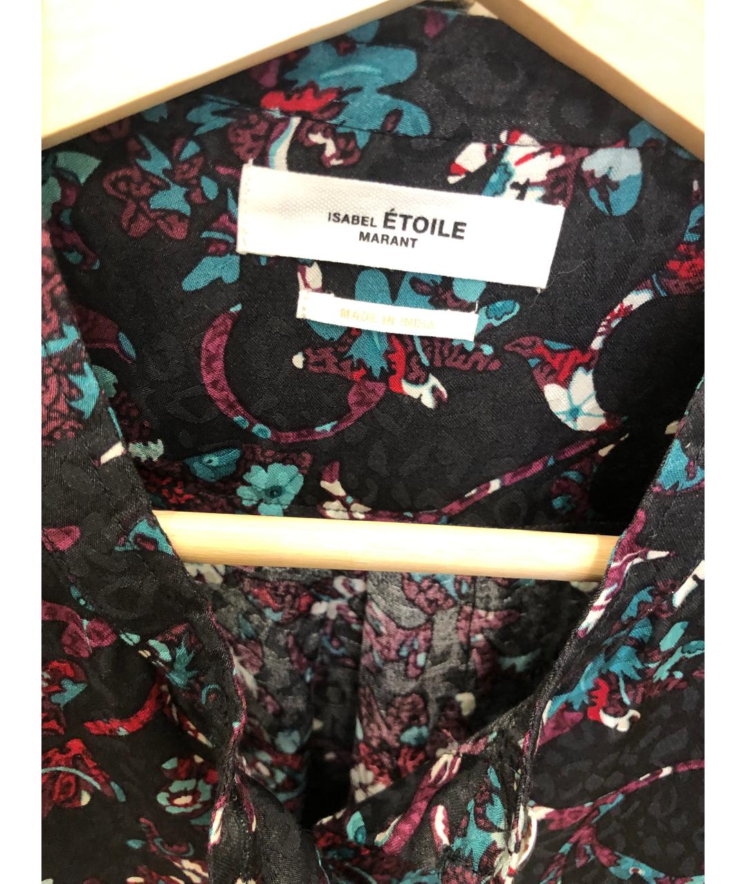 ISABEL MARANT ETOILE Черная вискозная рубашка, фото 3