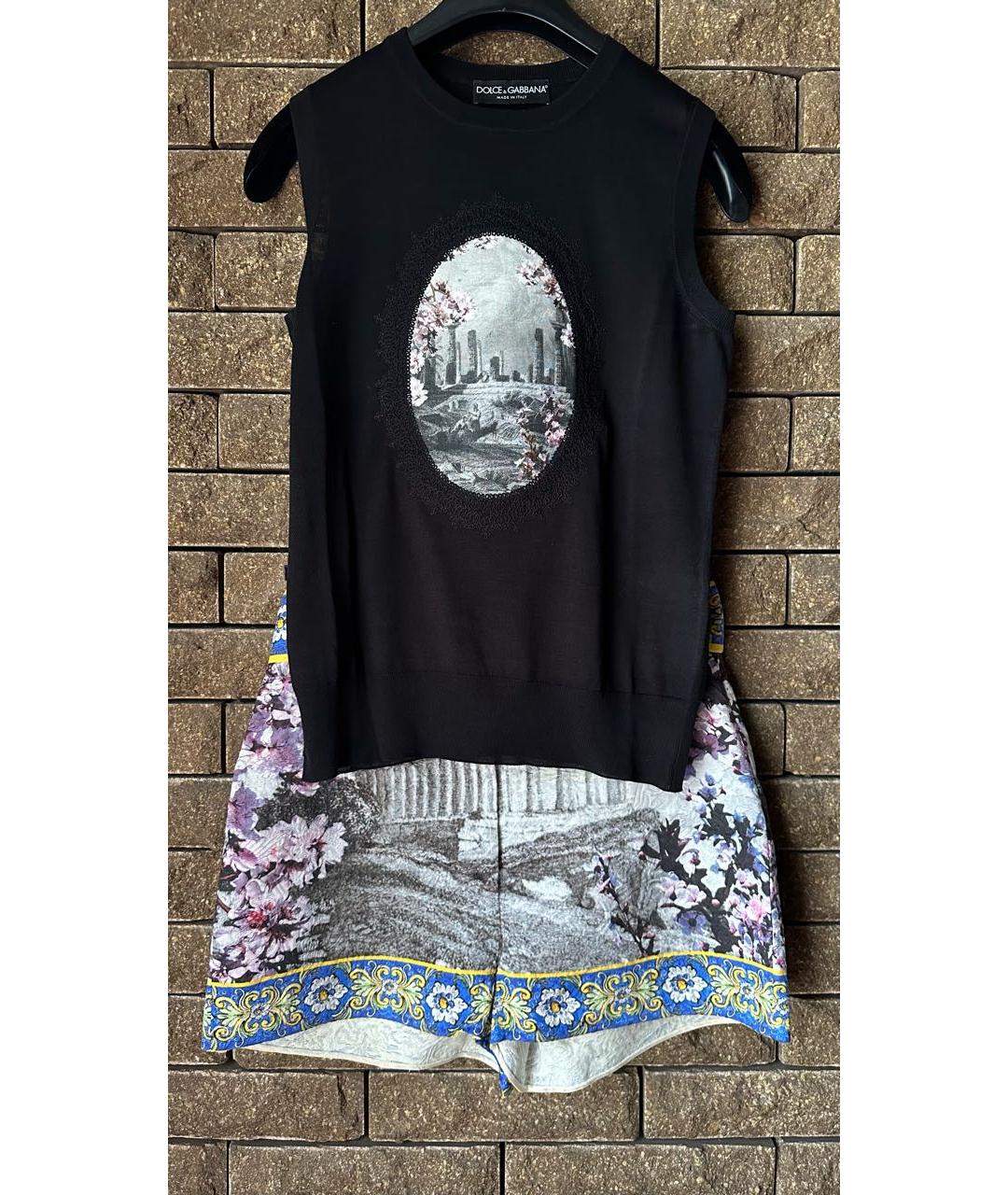 DOLCE&GABBANA Шелковый костюм с юбками, фото 5