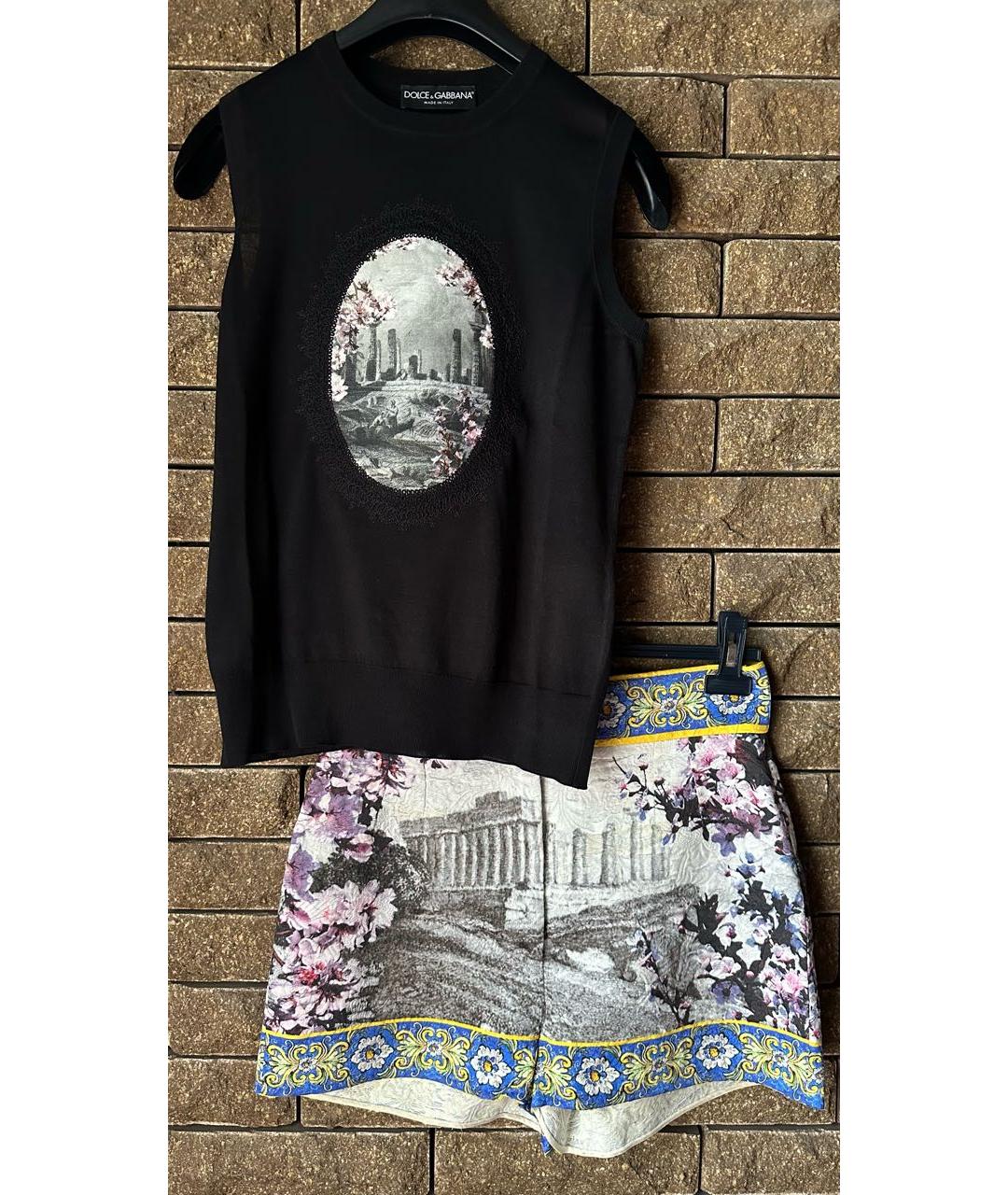 DOLCE&GABBANA Шелковый костюм с юбками, фото 6
