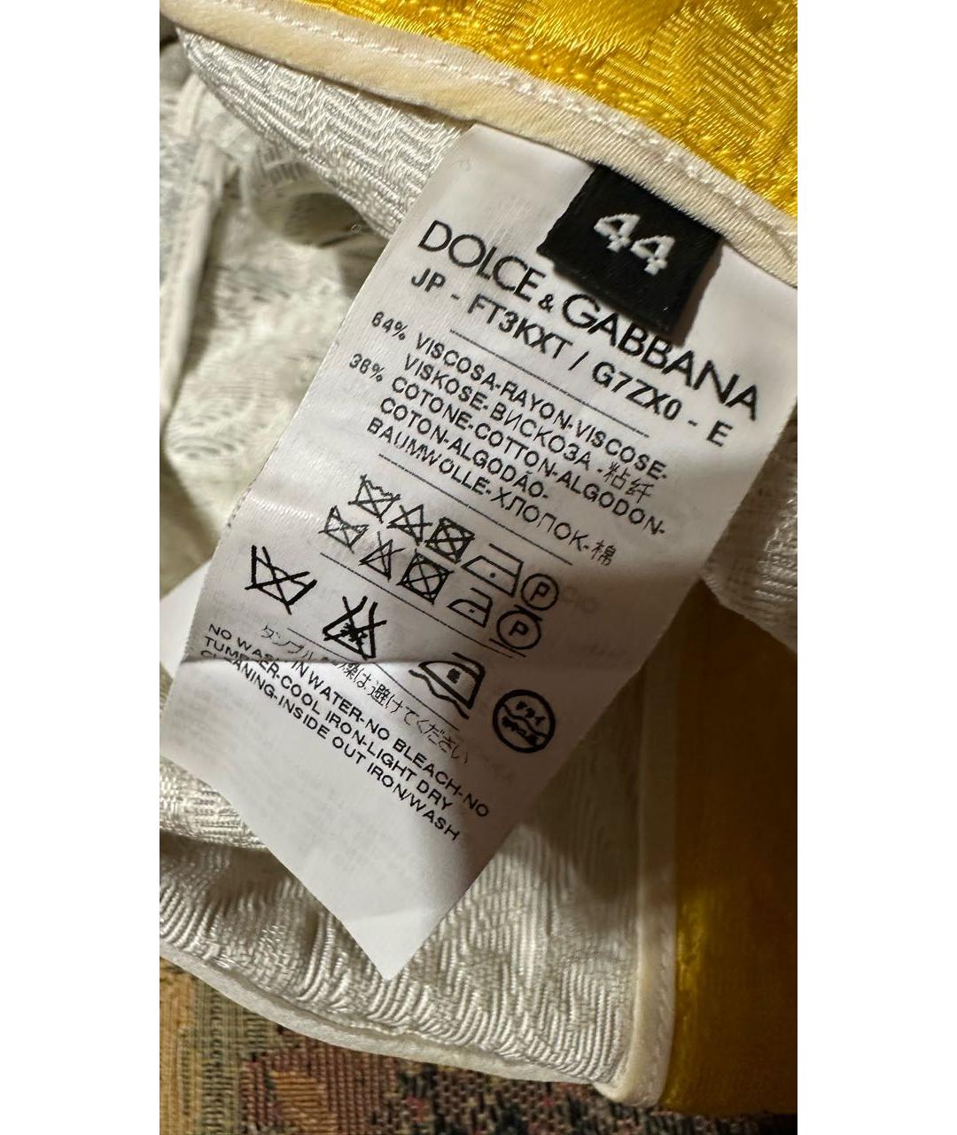 DOLCE&GABBANA Шелковый костюм с юбками, фото 7