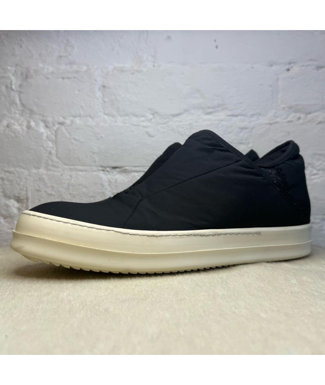 RICK OWENS DRKSHDW Черные низкие кроссовки / кеды, фото 2