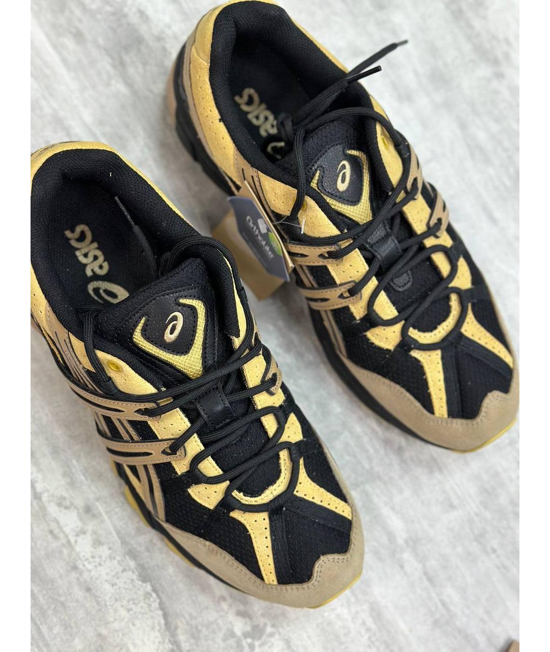 ASICS Коричневые замшевые низкие кроссовки / кеды, фото 3