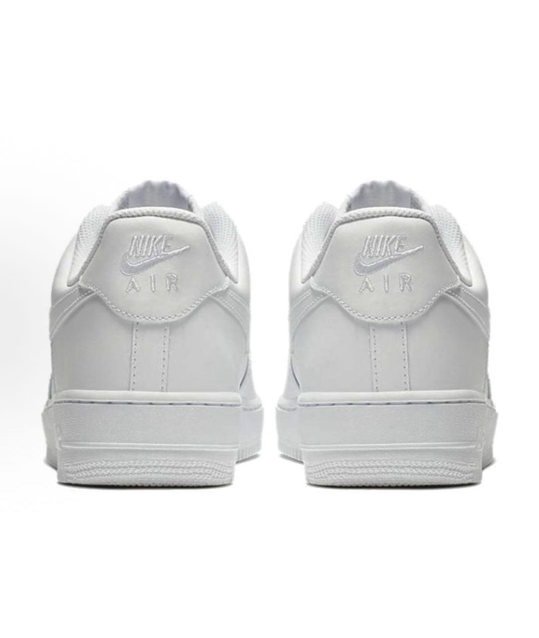NIKE Белые кожаные низкие кроссовки / кеды, фото 3