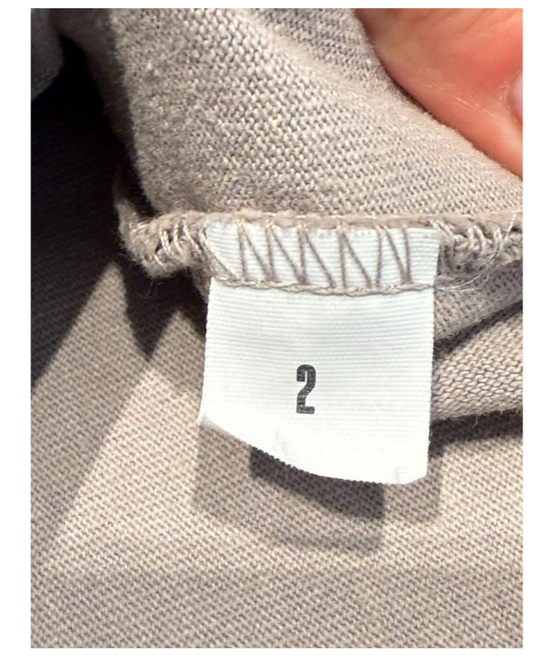 YEEZY Серая хлопковая футболка, фото 3
