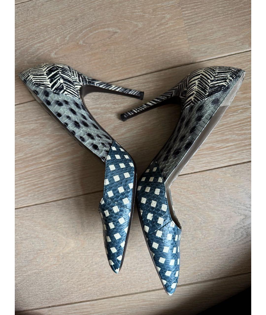 MARC JACOBS Синие кожаные туфли, фото 5