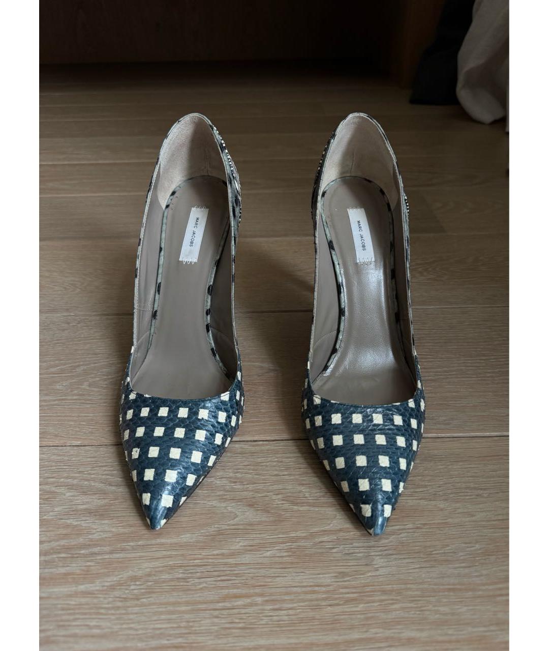 MARC JACOBS Синие кожаные туфли, фото 2