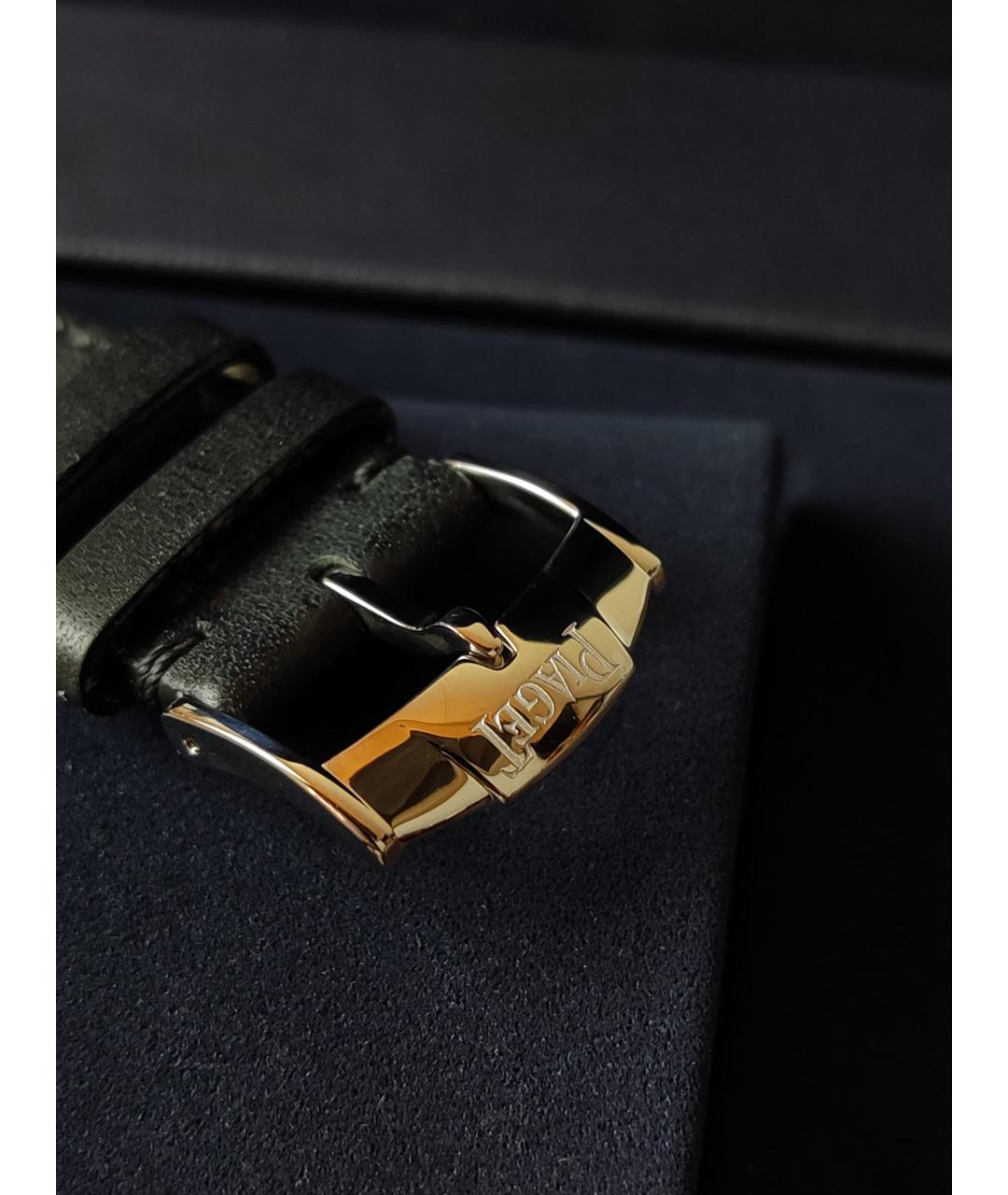 PIAGET Черные часы из белого золота, фото 8
