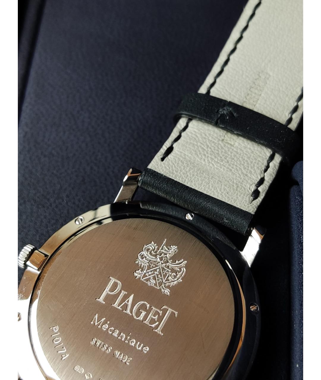 PIAGET Черные часы из белого золота, фото 7