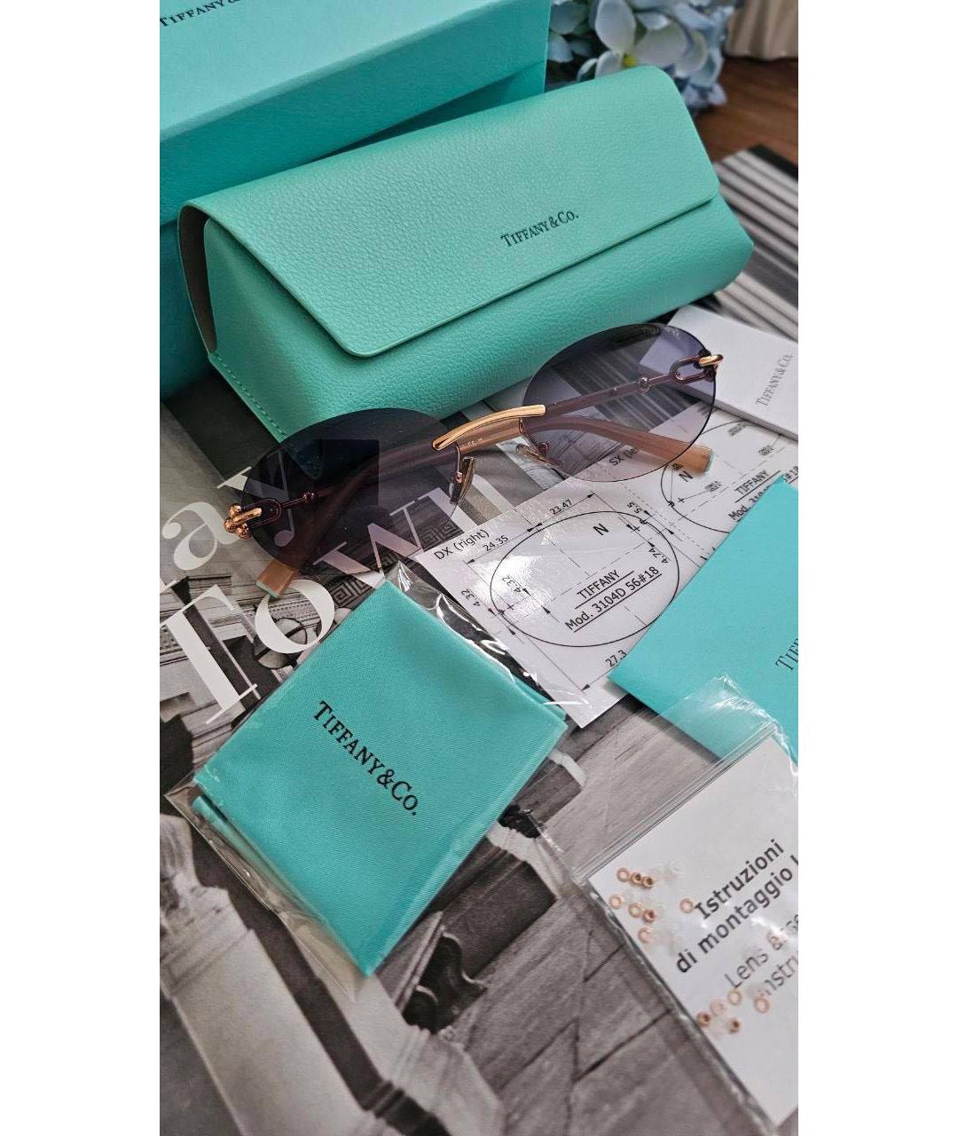 TIFFANY&CO Пластиковые солнцезащитные очки, фото 5