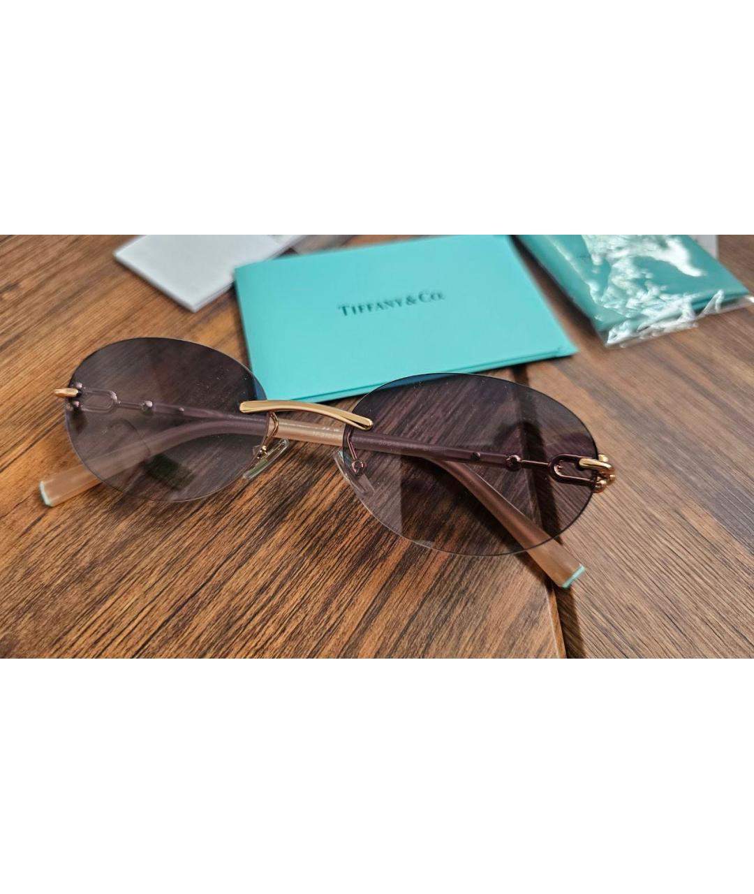 TIFFANY&CO Пластиковые солнцезащитные очки, фото 6