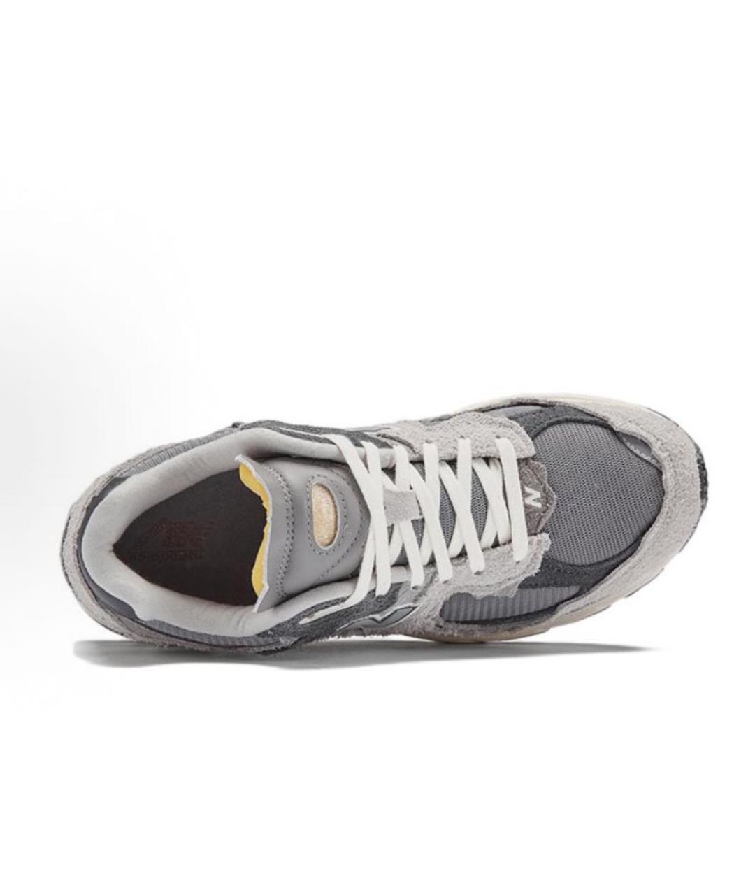 NEW BALANCE Серые замшевые низкие кроссовки / кеды, фото 3
