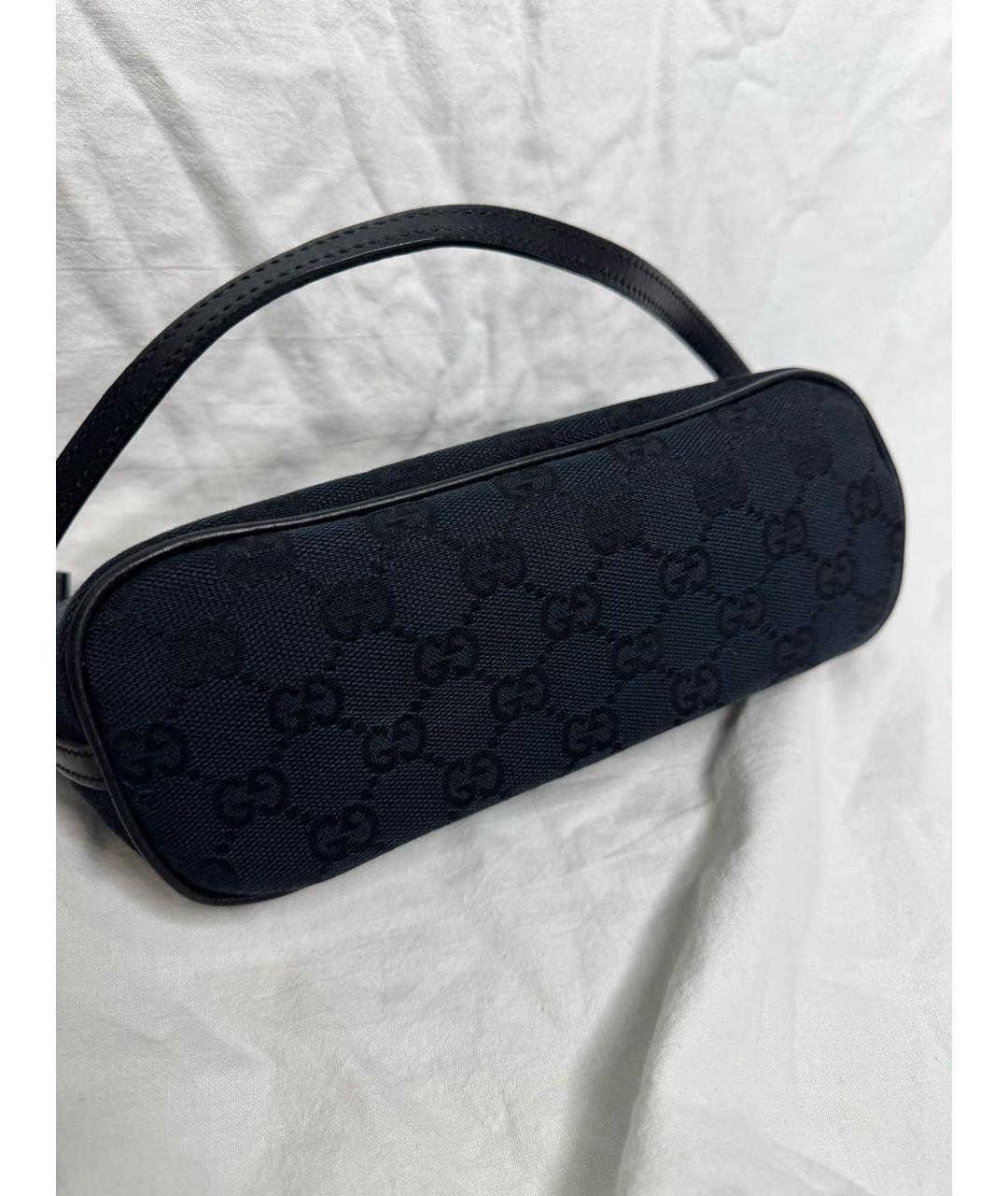 GUCCI Темно-синяя сумка с короткими ручками, фото 4