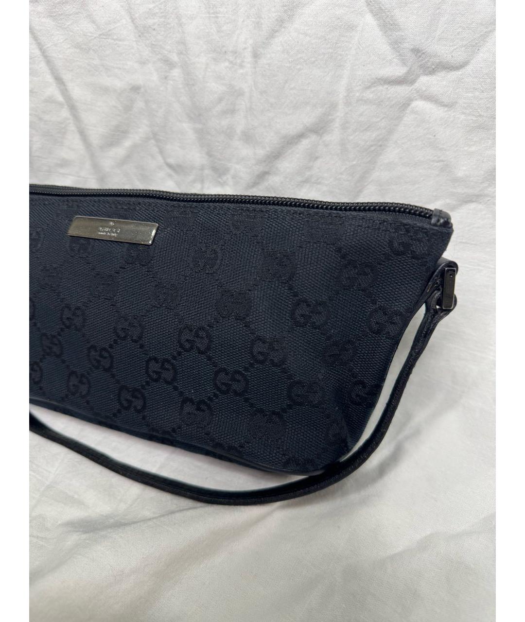GUCCI Темно-синяя сумка с короткими ручками, фото 3