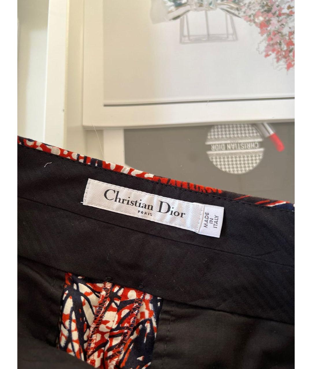 CHRISTIAN DIOR Хлопковые капри, фото 3