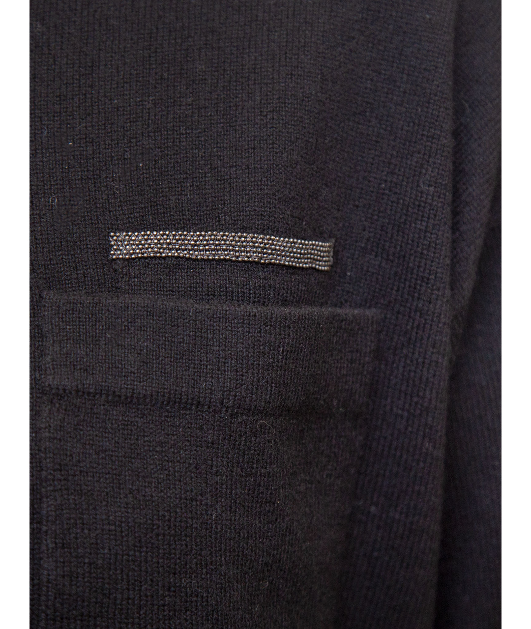 BRUNELLO CUCINELLI Черный хлопковый джемпер / свитер, фото 4